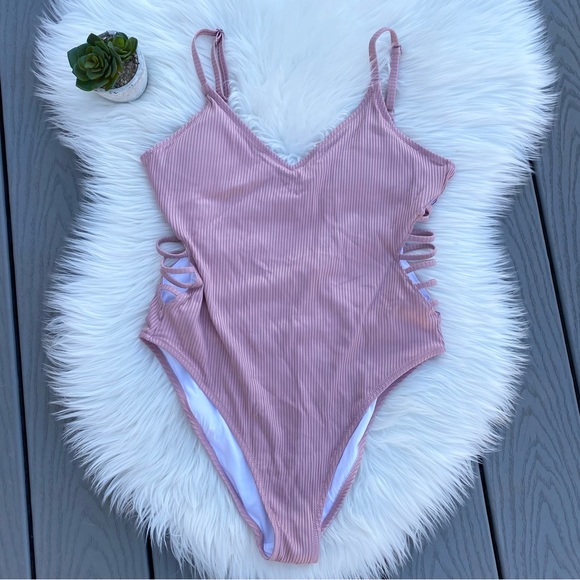 PINK Victoria's Secret Other - Victorias Secret PINK Ribbed Bathing Suit